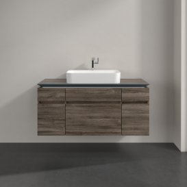 Тумба під раковину Villeroy & Boch Legato 120х55 см ДСП кам'яний дуб B75800RK