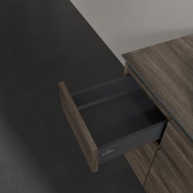 Тумба під раковину Villeroy & Boch Legato 120х55 см ДСП кам'яний дуб B75800RK