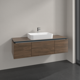 Тумба под раковину Villeroy & Boch Legato 140х38 см ДСП дуб аризона B75900VH