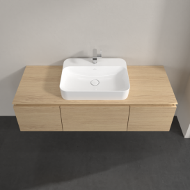 Тумба під раковину Villeroy&Boch Legato 140х38 см ДСП північний дуб B75900VJ