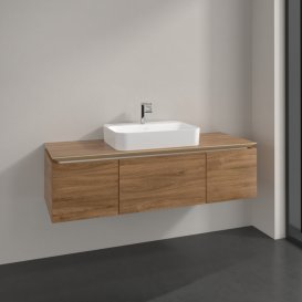 Тумба под раковину Villeroy & Boch Legato 140х38 см ДСП дуб канзас B75900RH