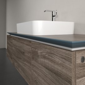 Тумба под раковину Villeroy & Boch Legato 140х38 см ДСП каменный дуб B75900RK