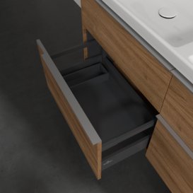 Тумба под раковину Villeroy & Boch Subway 3.0 127,2х57,6 см ДСП/алюминий дуб канзас C568L0RH