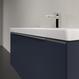 Тумба под раковину Villeroy & Boch Subway 3.0 97,3х42,9см ДСП/алюминий морской синий C569L0VQ