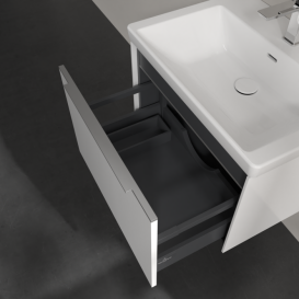 Тумба под раковину Villeroy & Boch Subway 3.0 62,2х42,9 см ДСП/алюминий белый бриллиант C575L0VE