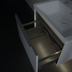 Тумба под раковину Villeroy & Boch Subway 3.0 62,2х42,9 см ДСП/алюминий белый бриллиант C575L0VE