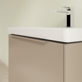 Тумба под раковину Villeroy & Boch Subway 3.0 62,2х42,9 см ДСП/алюминий тауп/монохром C575L2VM