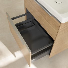 Тумба под раковину Villeroy & Boch Subway 3.0 62,2х57,6 см ДСП/алюминий дуб северный C576L0VJ