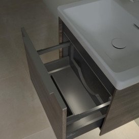 Тумба під раковину Villeroy & Boch Subway 3.0 52,3х42,9 см ДСП/алюміній кам'яний дуб C579L0RK