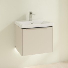 Тумба под раковину Villeroy & Boch Subway 3.0 52,3х42,9 см ДСП/алюминий серый кашемир C579L0VN