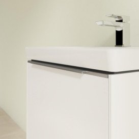 Тумба під раковину Villeroy & Boch Subway 3.0 47,3х42,9 см ДСП/алюміній чистий білий C580L0VF