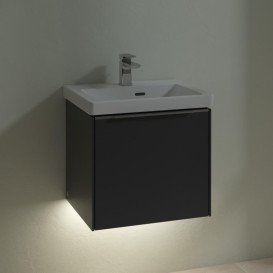 Тумба под раковину Villeroy & Boch Subway 3.0 47,3х42,9 см ДСП/алюминий графит C580L0VR