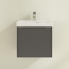 Тумба под раковину Villeroy & Boch Subway 3.0 47,3х42,9 см ДСП/алюминий графит C580L0VR