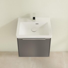 Тумба под раковину Villeroy & Boch Subway 3.0 47,3х42,9 см ДСП/алюминий графит C580L0VR