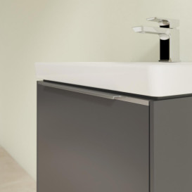 Тумба под раковину Villeroy & Boch Subway 3.0 47,3х42,9 см ДСП/алюминий графит C580L0VR