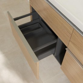 Тумба под раковину Villeroy & Boch Subway 3.0 127,2х57,6 см ДСП/алюминий дуб северный C60200VJ