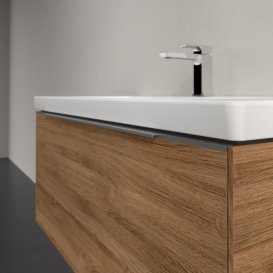 Тумба під раковину Villeroy & Boch Subway 3.0 97,3х42,9 см ДСП/алюміній дуб канзас C56900RH