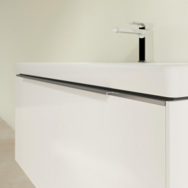 Тумба під раковину Villeroy & Boch Subway 3.0 97,3 х42,9 см ДСП/алюміній білий діамант C56900VE