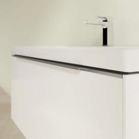 Тумба под раковину Villeroy & Boch Subway 3.0 97,3х42,9 см ДСП/алюминий чистый белый C56900VF