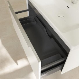 Тумба под раковину Villeroy & Boch Subway 3.0 97,3х42,9 см ДСП/алюминий чистый белый C56900VF