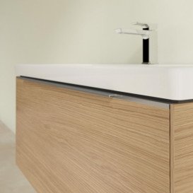 Тумба під раковину Villeroy & Boch Subway 3.0 97,3х42,9 см ДСП/алюміній дуб північний C56900VJ