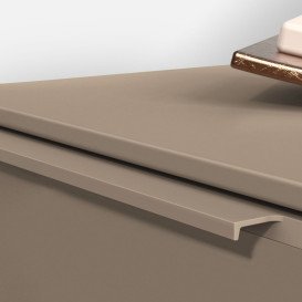 Тумба под раковину Villeroy & Boch Subway 3.0 97,3х42,9 см ДСП/алюминий тауп/монохром C56902VM