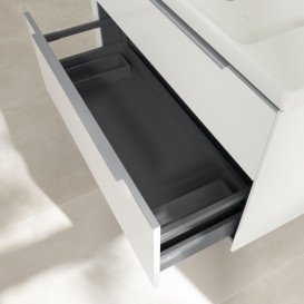 Тумба под раковину Villeroy & Boch Subway 3.0 97,3х57,6 см ДСП/алюминий чистый белый C57000VF