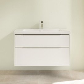 Тумба под раковину Villeroy & Boch Subway 3.0 97,3х57,6 см ДСП/алюминий чистый белый C57000VF