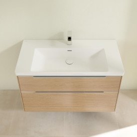 Тумба под раковину Villeroy & Boch Subway 3.0 97,3х57,6 см ДСП/алюминий дуб северный C57000VJ