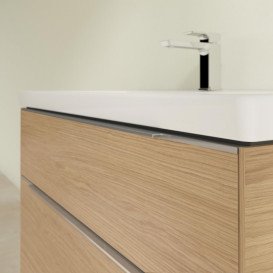 Тумба под раковину Villeroy & Boch Subway 3.0 97,3х57,6 см ДСП/алюминий дуб северный C57000VJ