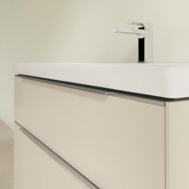 Тумба під раковину Villeroy & Boch Subway 3.0 97,3х57,6 см ДСП/алюміній сірий кашемір C57000VN