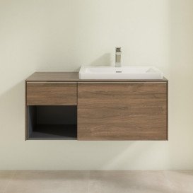 Тумба под раковину Villeroy & Boch Subway 3.0 100х42,3 см ДСП/алюминий дуб аризона C57100VH