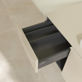 Тумба під раковину Villeroy & Boch Subway 3.0 100х42,3 см ДСП/алюміній сірий кашемір/монохром C57102VN