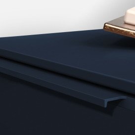 Тумба під раковину Villeroy & Boch Subway 3.0 77,2х42,9 см ДСП/алюміній морський синій/монохром C57302VQ