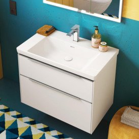 Тумба под раковину Villeroy & Boch Subway 3.0 77,2х57,6 см ДСП/алюминий дуб аризона C57400VH