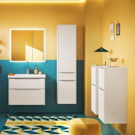 Тумба под раковину Villeroy & Boch Subway 3.0 77,2х57,6 см ДСП/алюминий дуб аризона C57400VH