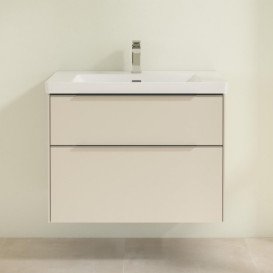 Тумба под раковину Villeroy & Boch Subway 3.0 77,2х57,6 см ДСП/алюминий серый кашемир C57400VN