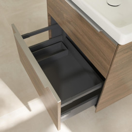 Тумба під раковину Villeroy & Boch Subway 3.0 62,2х57,6 см ДСП/алюміній дуб аризона C57600VH