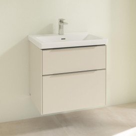 Тумба під раковину Villeroy & Boch Subway 3.0 62,2х57,6 см ДСП/алюміній сірий кашемір C57600VN