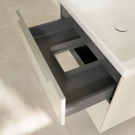 Тумба під раковину Villeroy & Boch Subway 3.0 62,2х57,6 см ДСП/алюміній сірий кашемір C57600VN