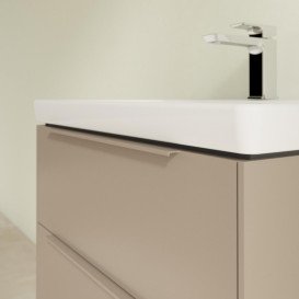 Тумба під раковину Villeroy & Boch Subway 3.0 62,2х57,6 см ДСП/алюміній тауп/монохром C57602VM