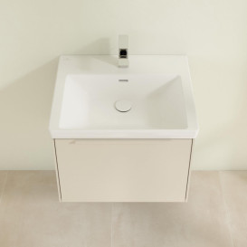 Тумба под раковину Villeroy & Boch Subway 3.0 57,2х42,9 см ДСП/алюминий серый кашемир/монохром C57702VN