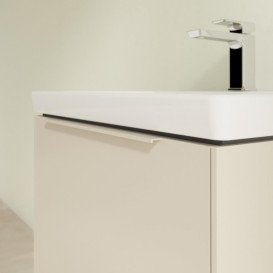 Тумба под раковину Villeroy & Boch Subway 3.0 57,2х42,9 см ДСП/алюминий серый кашемир/монохром C57702VN