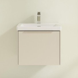 Тумба под раковину Villeroy & Boch Subway 3.0 52,3х42,9 см ДСП/алюминий серый кашемир/монохром C57902VN