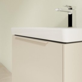 Тумба под раковину Villeroy & Boch Subway 3.0 52,3х42,9 см ДСП/алюминий серый кашемир/монохром C57902VN