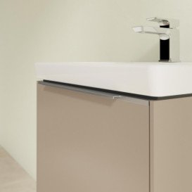 Тумба под раковину Villeroy & Boch Subway 3.0 47,3х42,9 см ДСП/алюминий тауп C58000VM