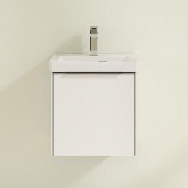 Тумба под раковину Villeroy & Boch Subway 3.0 42,3х42,9 см ДСП/алюминий чистый белый C58200VF