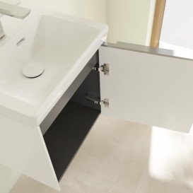 Тумба под раковину Villeroy & Boch Subway 3.0 42,3х42,9 см ДСП/алюминий чистый белый C58200VF