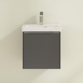 Тумба под раковину Villeroy & Boch Subway 3.0 42,3х42,9 см ДСП/алюминий графит C58200VR