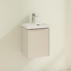 Тумба под раковину Villeroy & Boch Subway 3.0 35,1х42,9 см ДСП/алюминий серый кашемир/монохром C58402VN